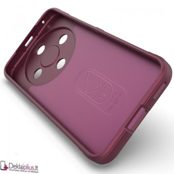 Magic Shield guminis dėklas - bordo spalvos (Huawei Honor Magic 8 Lite) Magic Shield guminis dėklas - bordo spalvos (Huawei Honor Magic 8 Lite)